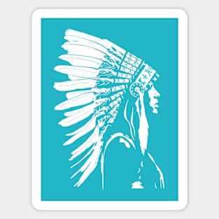 Native American Indian Headdress Magnet